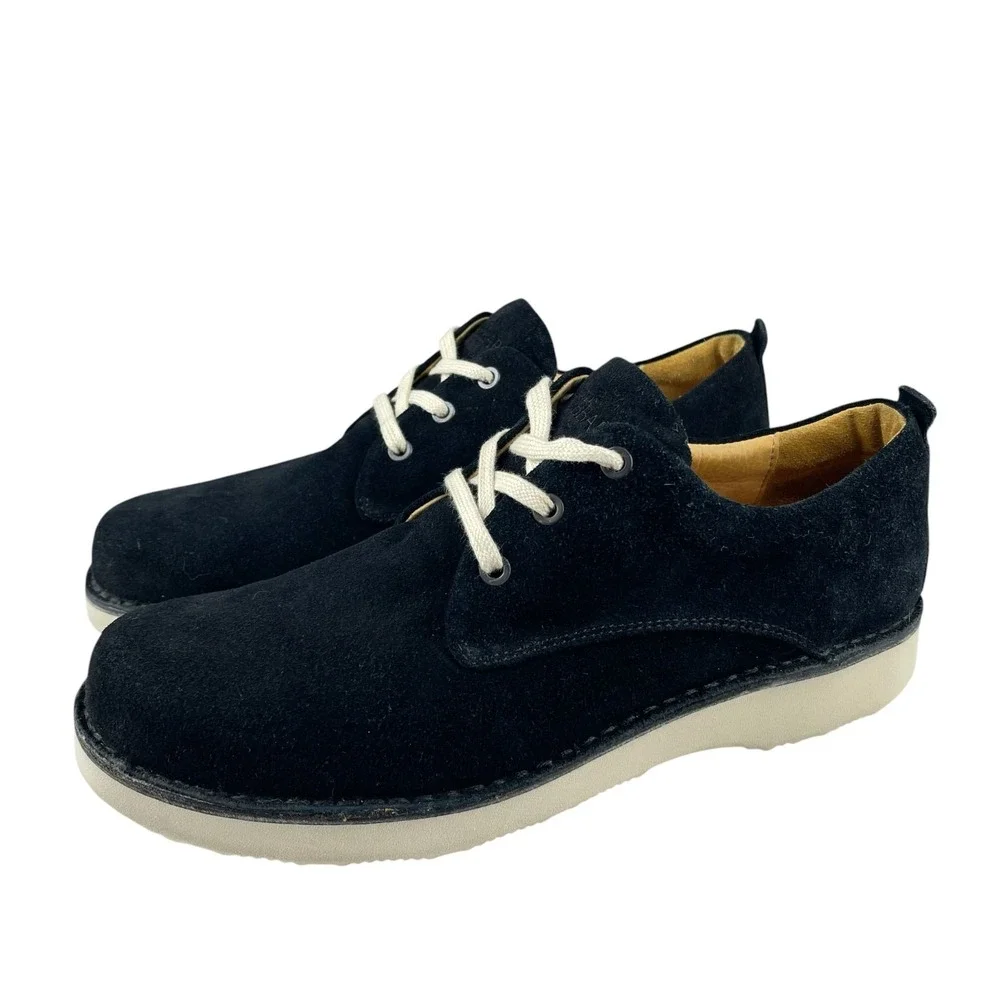 Samuel Hubbard Free Men's Oxford Shoes 11M Black Suede Comfort Casual Derby